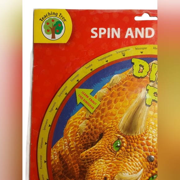 New Spin and Learn Dinosaur Facts Educational Dial - Picture 2 of 4